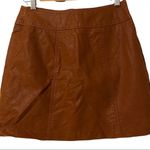 Free People Come A Little Closer Faux Suede Skirt Photo 5