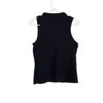 Klassy Network Black Sleeveless Knit Rib Mock Neck Tank Top Brami Shirt Size XL Photo 3