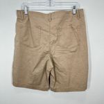 J.Jill Womens Size 12 Khaki Utility Shorts Button Fly Cargo Pockets Casual NWT Photo 8