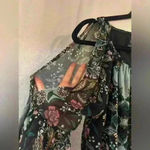 I.N. San Francisco Womens Floral  Blouse Photo 2