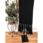 Chico’s Travelers Women’s Black Sleeveless Pullover Dress Size L Ruffle Hem Size L Photo 4