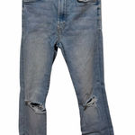 MOTHER Jeans The Hustler Ankle Chew Petal Plucker Blue Size 24 Photo 0