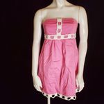 Lilly Pulitzer Pink & White Strapless Dress (2) Photo 2