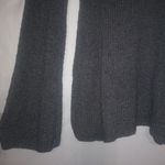 American Eagle  S Gray Lace Up Pullover Sweater Photo 6