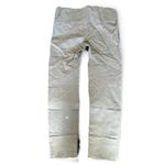 Lululemon Athletics textured light grey leggings w/wide waistband & cuffs size 8 Photo 1