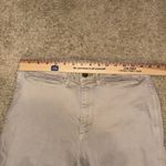 OAT New York Women's taupe Wide Leg Cropped High Rise Casual Pants Size 8/29 Tan Photo 2