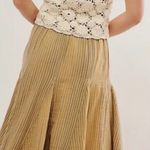 Free People NWT  Candace Midi Skirt Striped Flowy Boho Photo 2