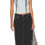 Revolve Strapless Denim Top Photo 2