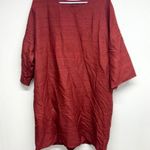 KAAREM Women Phoenix 3/4 Sleeve Boatneck Silk Mini Dress Size Small Red Photo 1