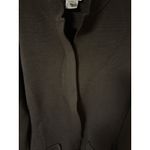 Talbots  Women's Brown Silk And Nylon Casual Collared Cardigan Size Medium Photo 7