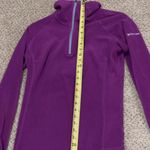 Columbia  Purple Fleece Half Zip Pullover Women’s S Cozy Chic Athleisure Cabin Photo 3