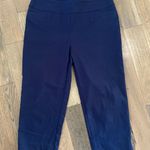 Zac and Rachel  Womans Blue Cropped Dress Pants Size 10    Photo 3