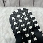 Coach Amel Flip Flop Sandals Gingham Black White Bow 5 Everyday Retro Casual Photo 11