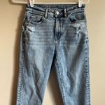 American Eagle mom acid light wash jeans size 0 Photo 12