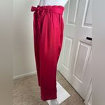 Ann Taylor Julie Red Belted Wide Leg Casual Career Dress Pants Size 6. #212 Photo 5