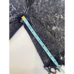 ASOS Black Acid Wash Raw Hem Denim Jean Shorts Bermuda EUC Sz 32 Cotton Retro Photo 9