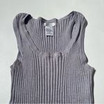 Worthington Silk Grey Tank Top Photo 3