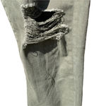 7 For All Mankind  size 28 distressed military green pants Photo 2