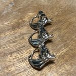 Head Three Horse  Equestrian Sterling Silver Pin Brooch Photo 7