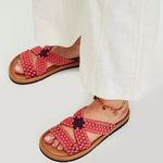 Free People NWT  Edge Water Woven Sandals in Salsa Photo 0