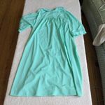 Vintage Lorraine Seafoam Green Short Sleeve Housecoat Robe Photo 6