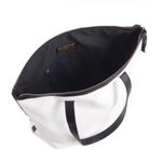 Walter Baker  NWT Carly Bag White Canvas Tote Top Handle Bag Large Photo 5