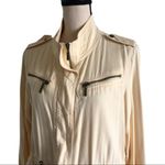 Max jeans Light Yellow Tencel Utility Jacket Size M Photo 8