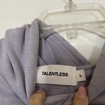 Talentless  Purple lavender graffiti logo sleeve pullover hoodie sweatshirt large Photo 3