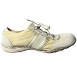 Skechers Size 9.5 Breathe Easy Athletic Sneakers Beige White Sporty Leather Photo 6