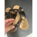 Dansko  Women Jacinda Cross Strap Slingback Sandals Leather‎ Black 41 US 10.5-11 Photo 7