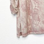 Susan Graver  Pink Snake Print Blouse Size Small LIKE NEW Photo 3