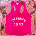 victoria's secret y2k 2000s hot pink racer back tank top Photo 4
