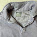 TNA Cozy AF Fleece Collared Lilac Purple Oversized Pullover Size M Photo 4