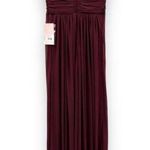Birdy Grey  Lianna Knot Front Sleeveless Bridesmaid Dress in Cabernet Size XS NWT Photo 5