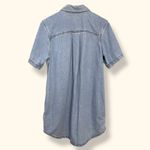 Universal Threads Universal Thread Women's Short Sleeve Shirtdress NWT FLAWS Light Wash  Sz Medium Photo 3