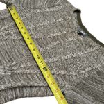 Neiman Marcus  Green Ivory Tight Knit Long Sleeve Chucky Pleated Sweater Size M Photo 8