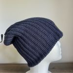 Love Your Melon  Monochrome Cable Knit Navy Beanie Photo 1