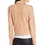 MINKPINK Women's Now Or Never Faux-Suede Multi Zipper Biker Bomber Jacket S Photo 1