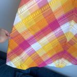 Vintage Plaid Maxi Skirt Yellow Size 2 Photo 1