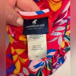 Caribbean Joe  Women’s Swimsuit One-Piece Tropical‎ Print Size 14 Photo 5