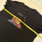 FancyQube Among Us Black T Shirt NO Size Approx XL See Measurements Photo 4