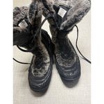 The North Face  NUPTSE Puffer Boots Black Goose Down Faux Fur Snow Women’s Sz 8 Photo 4