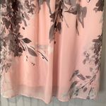 Connected Apparel  Light Pink Floral Mini Dress | Size 8 Photo 2