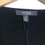 NYDJ Flounce Sleeve Tee Black Size Small Photo 6