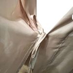 Victoria's Secret  Georgette Flounce Robe Sequin Bow Champagne M/L Photo 8