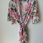 Show Me Your Mumu Brie Short Floral Robe w/ Tie Belt Sz O/S Photo 2