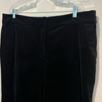 Talbots  Velveteen Wide Leg Pants Black Size 16W Christmas Holiday Dressy Velvet Photo 3