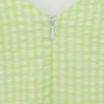 Urban Outfitters  Green Gingham Puff Sleeve Mini Dress Cottage Country Size M Photo 2