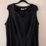 Avenue Dress Black Sweetheart Neck Sleeveless Dress LBD Sz 20 EUC Swing Skirt Photo 2