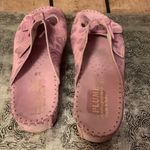 La Plume Lavender Purple Leather Adjustable Strap Sandals Size 38 Photo 3